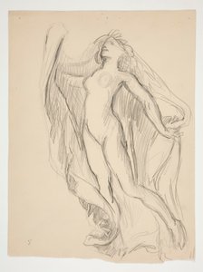 Figurstudie for af Edwin Austin Abbey