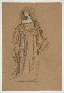 Figurstudie for af Edwin Austin Abbey