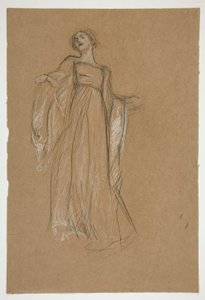 Figurstudie for af Edwin Austin Abbey