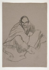 Figurstudie for af Edwin Austin Abbey