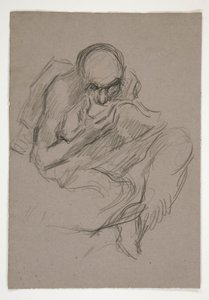 Figurstudie for af Edwin Austin Abbey