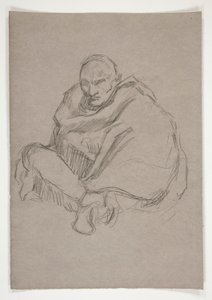 Figurstudie for af Edwin Austin Abbey