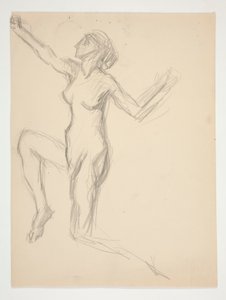Figurstudie for af Edwin Austin Abbey