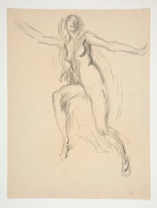 Figurstudie for af Edwin Austin Abbey