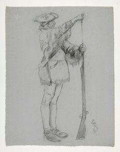 Figurstudie for af Edwin Austin Abbey