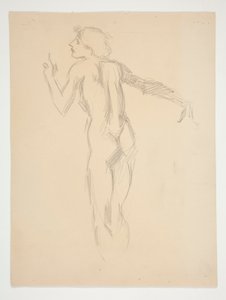 Figurstudie for af Edwin Austin Abbey