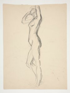 Figurstudie for af Edwin Austin Abbey