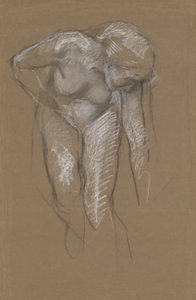 Figurstudie for af Edwin Austin Abbey