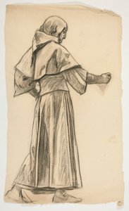 Figurstudie for kong Arthur af Edwin Austin Abbey