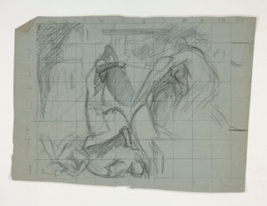 Figurstudie for de syv dødssynder, fra The Quest of the Holy Grail (en serie på femten malerier til Boston Public Library, færdiggjort i 1901) af Edwin Austin Abbey