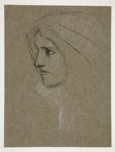 Head of Cordelia, fra Kong Lear af Edwin Austin Abbey