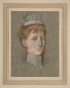 Leder af prinsessen af Wales (dronning Mary) af Edwin Austin Abbey