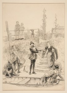 Illustration til af Edwin Austin Abbey