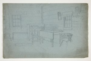 Interiørstudie af Edwin Austin Abbey