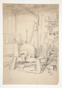 Interiørstudie af Edwin Austin Abbey