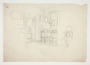 Interiørstudie af Edwin Austin Abbey