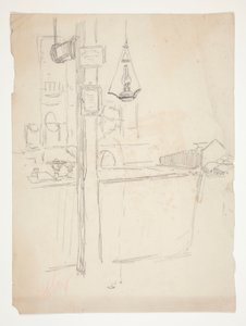 Interiørstudie af Edwin Austin Abbey