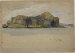 Øen Staffa af Edwin Austin Abbey