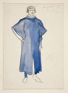 John of Gaunt, kostumeskitse til Henry Irving af Edwin Austin Abbey