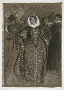 Katharina, første akt, scene I, tæmning af spidsmusen af Edwin Austin Abbey