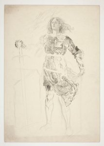La Pucelle (studie for .1181) - Akt III, Scene II, Kong Henrik VI (Del I) af Edwin Austin Abbey