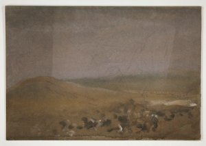 Landskab af Edwin Austin Abbey