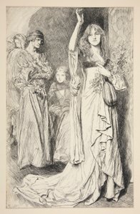 Ophelia: af Edwin Austin Abbey