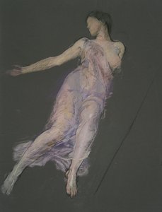 Muligvis en undersøgelse for figur af 17:00 for af Edwin Austin Abbey
