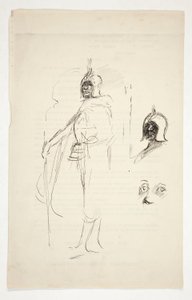 Forundersøgelse til Othello (?) af Edwin Austin Abbey