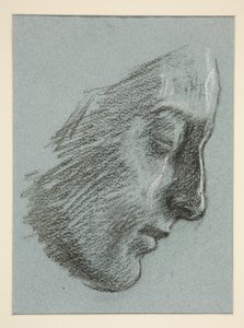 Profil af en ung kvinde af Edwin Austin Abbey