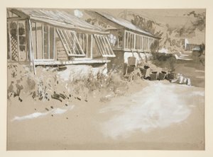 Hytter og Buske af Edwin Austin Abbey