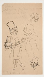 Ark med skitser af Edwin Austin Abbey