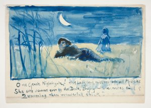 Skitse til af Edwin Austin Abbey