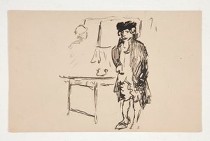 Mindesmærke for Johan Diederich Deiman af Edwin Austin Abbey