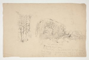 Skitser af sten, ukrudt af Edwin Austin Abbey