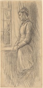 Solitude: Miss Vesta Rollinstall af Edwin Austin Abbey