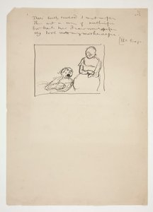 Studie for Herrick af Edwin Austin Abbey