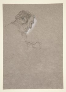 Undersøgelse. Ærkebiskopens tempel kroner kongen af Edwin Austin Abbey