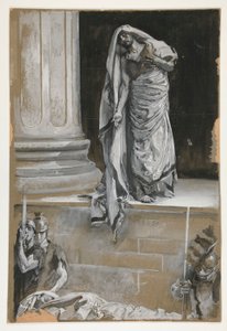 Studie for Anthony af Edwin Austin Abbey