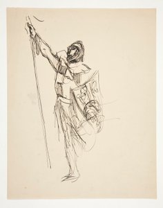 Study for Crusaders Sighting Jerusalem (oliemaleri) af Edwin Austin Abbey