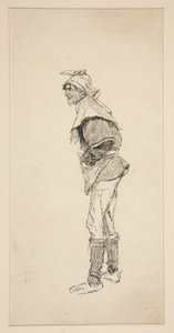 Studie for Kong Henrik IV (Del I) af Edwin Austin Abbey