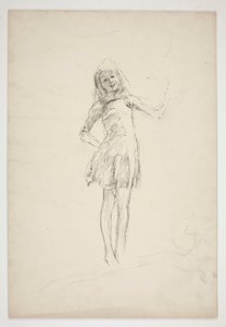 Studie for Puck, fra En skærsommernat af Edwin Austin Abbey