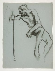 Studie for The Spirit of Vulcan, Genius of the Workers in Iron and Steel, capitol rotunda, Harrisburg, Pennsylvania af Edwin Austin Abbey