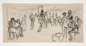 Studer for en af Edwin Austin Abbey