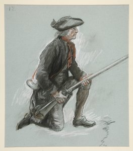 Studer for en figur i af Edwin Austin Abbey