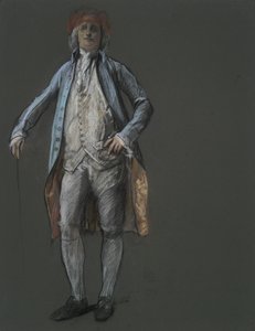 Undersøgelse af Benjamin Franklins figur i af Edwin Austin Abbey