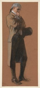 Undersøgelse for figur af Dr. Benjamin Rush, i af Edwin Austin Abbey