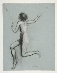 Undersøg for tallet 9 om morgenen af Edwin Austin Abbey