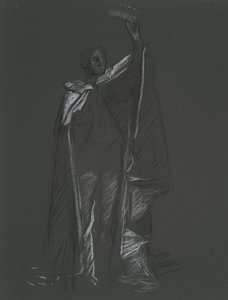 Studie af Peer for af Edwin Austin Abbey