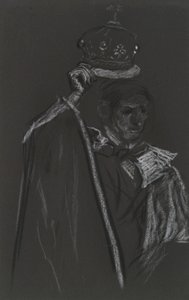 Studie af Peer for Coronation of Edward VII af Edwin Austin Abbey